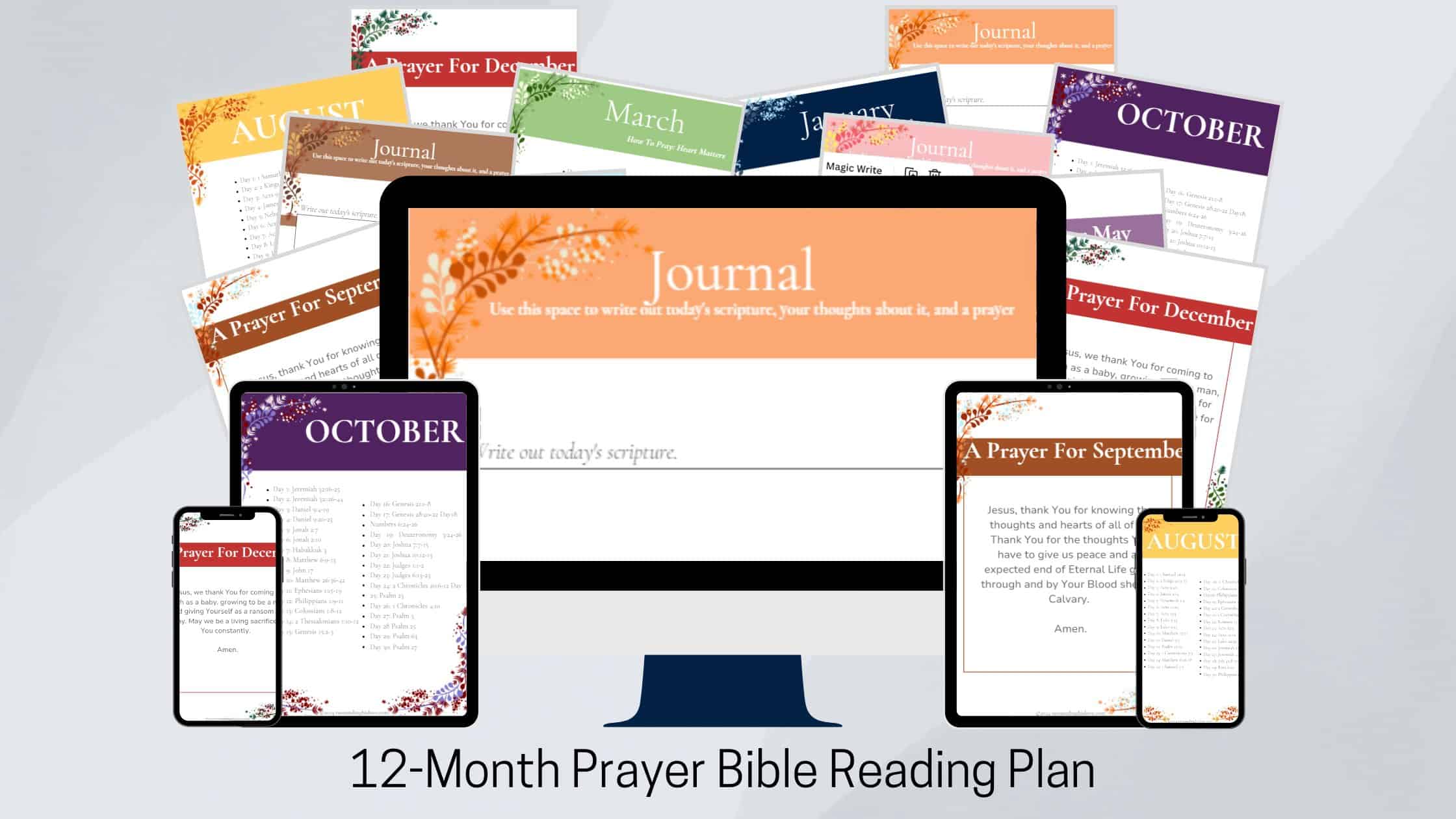 12 Month Best Bible Reading On Prayer For FREE