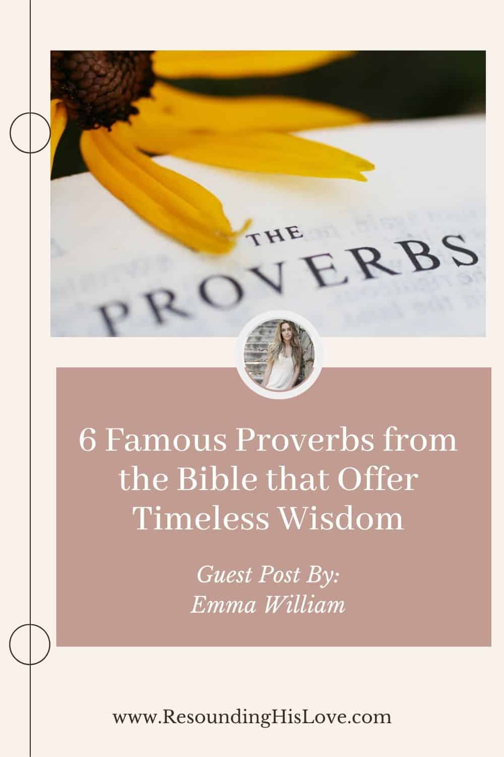 a bible opened up to proverbs 6 Famous Proverbs From The Bible That Offer Timeless Wisdom