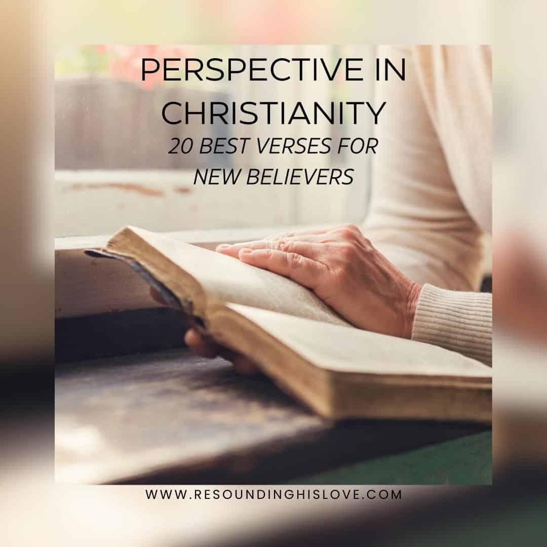 Perspective In Christianity 20 Best Verses For New Believers