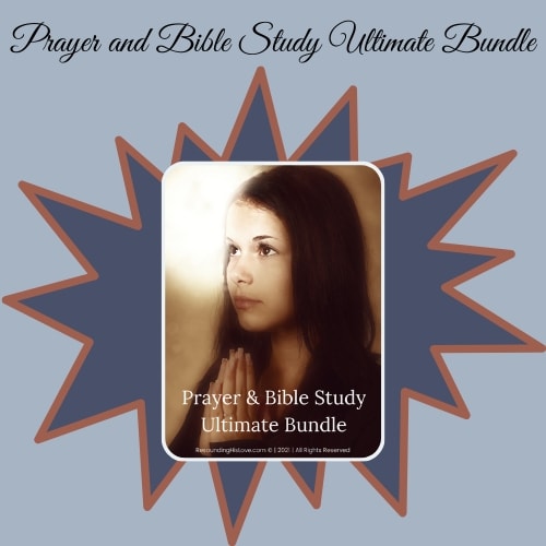 Prayer in Bible Study Workbook Ultimate Bundle