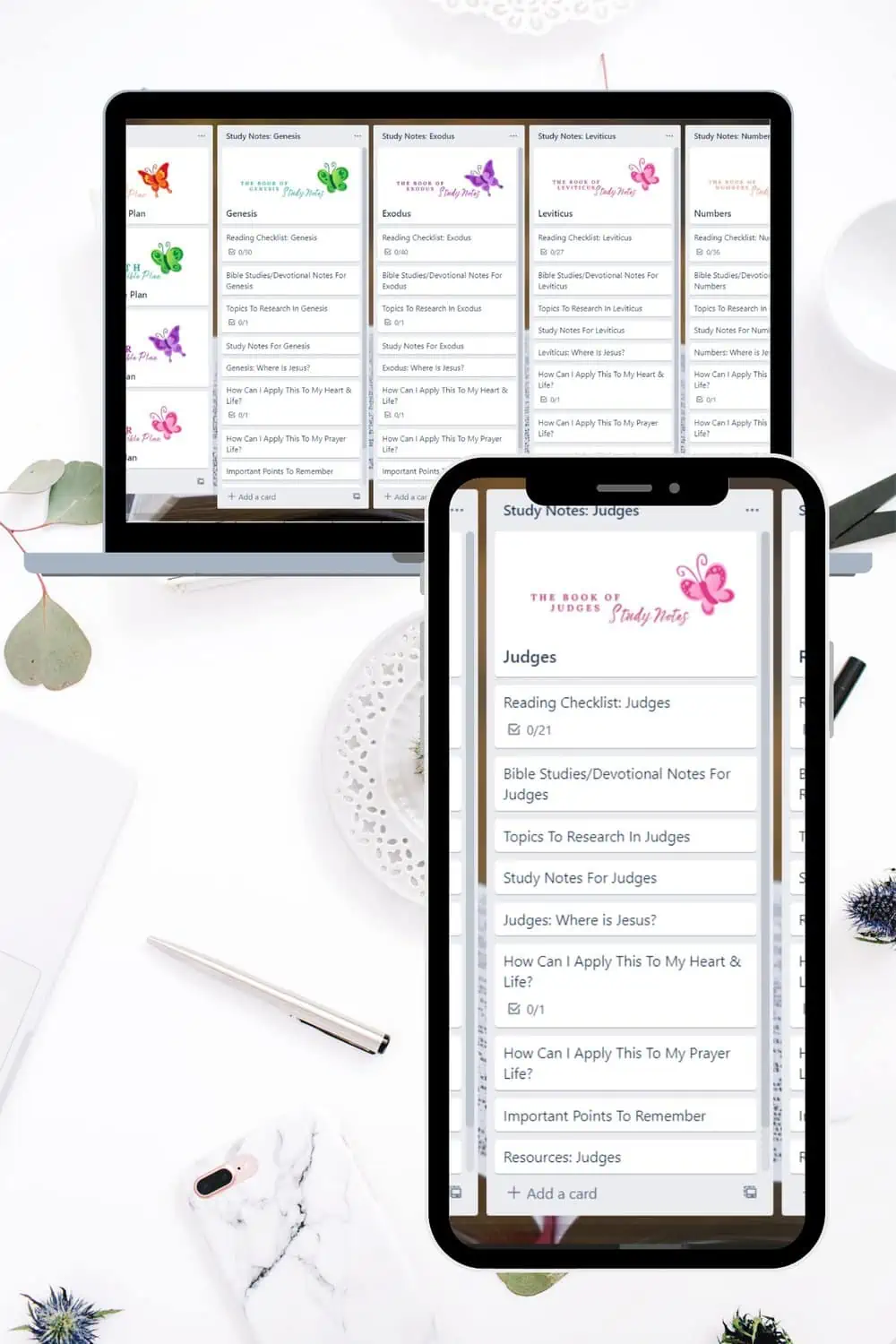 Digital Bible Study Planner Trello Board1