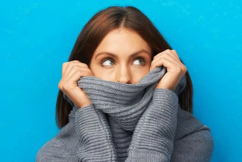 an image of a woman trying to hiding to her face with her shirt looking towards the ceiling featured image for nothing is Hidden from God Learn 7 Powerful Ways Now